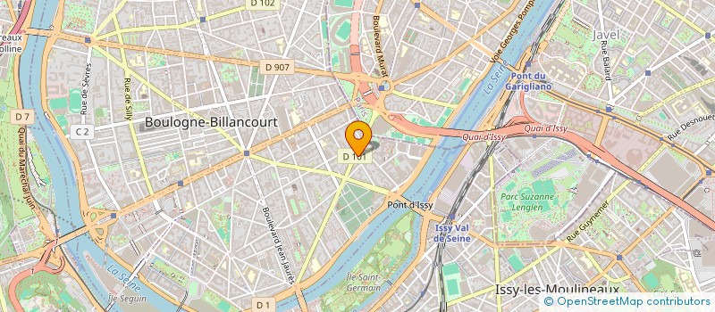localisation de l'entreprise MADAME CLELIA SAROTTE à BOULOGNE-BILLANCOURT