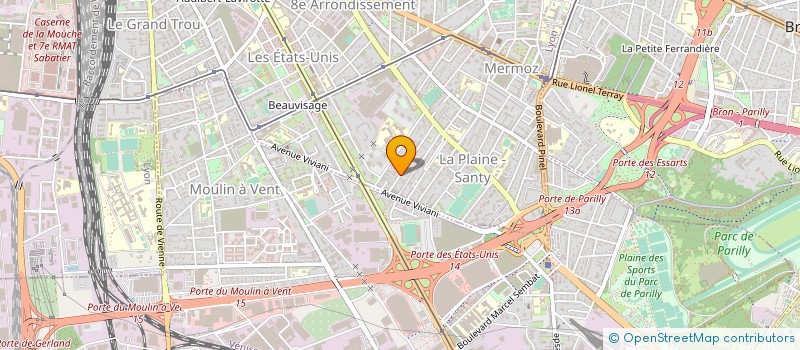 localisation de l'entreprise MADAME CLELIA VIOLA  LYON