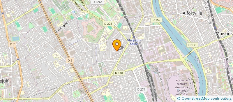 localisation de l'entreprise MADAME CLELIANE AGANAHI  VITRY-SUR-SEINE