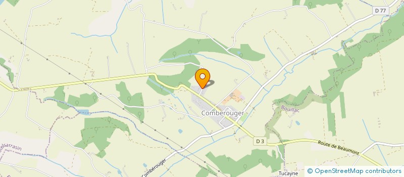 localisation de l'entreprise MADAME CLELIE ADRIENNE CAVILLOT  COMBEROUGER