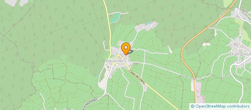 localisation de l'entreprise MADAME CLELIE ERRET  HAUTVILLERS