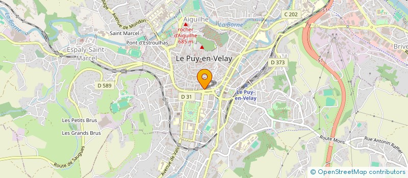 localisation de l'entreprise MADAME CLELIE GIRAUD à LE PUY-EN-VELAY