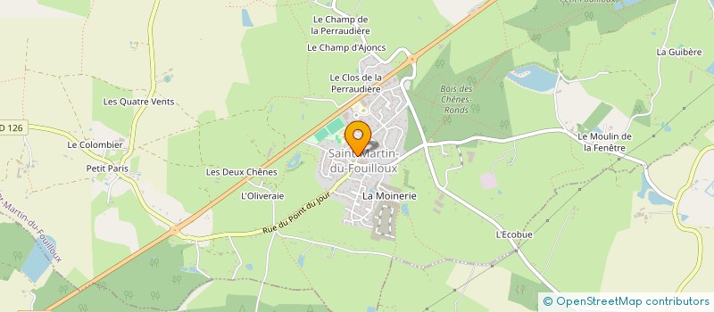 localisation de l'entreprise MADAME CLELIE GREAU  SAINT-MARTIN-DU-FOUILLOUX