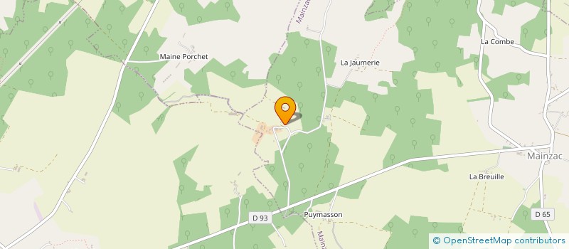 localisation de l'entreprise MADAME CLELIE MARQUAILLE  SALIGNAC-SUR-CHARENTE