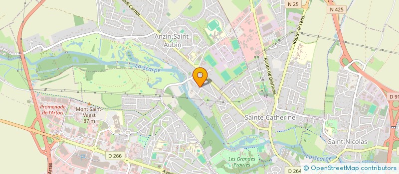 localisation de l'entreprise MADAME CLEMENCE ADAMS  ANZIN-SAINT-AUBIN