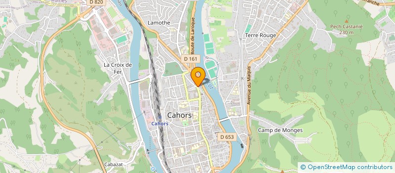 localisation de l'entreprise MADAME CLEMENCE AHFIR  CAHORS