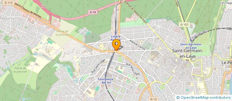 localisation de l'entreprise MADAME CLEMENCE ALEXANDRE à SAINT-GERMAIN-EN-LAYE