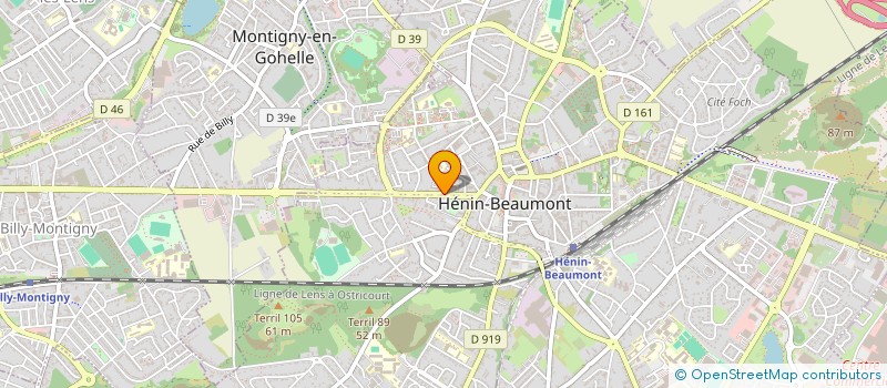 localisation de l'entreprise MADAME CLEMENCE ANNE MARIE SAGOT à HENIN-BEAUMONT