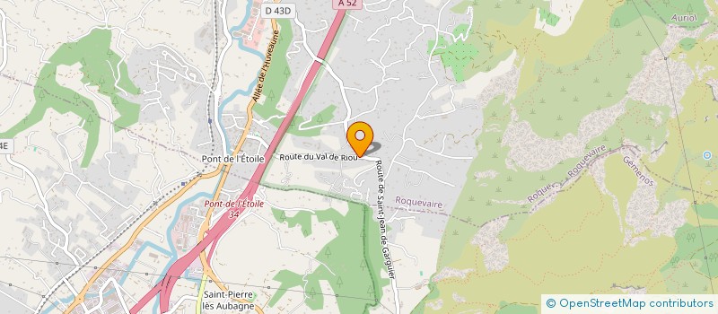 localisation de l'entreprise MADAME CLEMENCE ANSQUER  ROQUEVAIRE