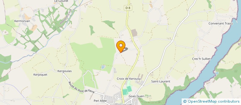 localisation de l'entreprise MADAME CLEMENCE ASIN à PLOUGUIEL