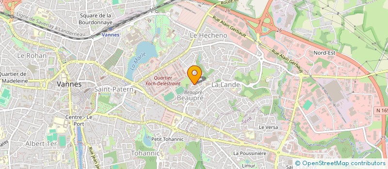 localisation de l'entreprise MADAME CLEMENCE AUDRAIN à VANNES