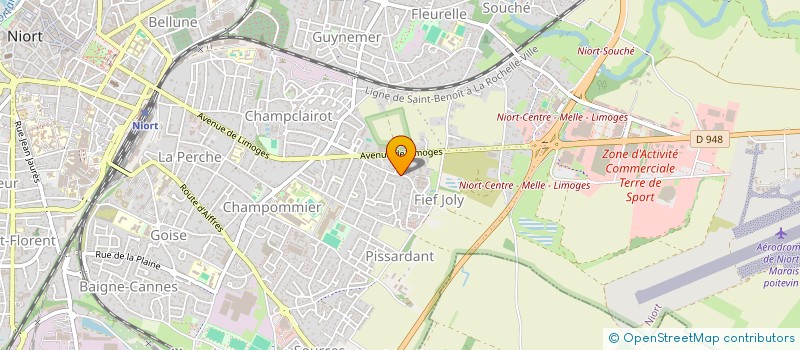 localisation de l'entreprise MADAME CLEMENCE AUGE à NIORT