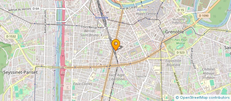 localisation de l'entreprise MADAME CLEMENCE AUGER à GRENOBLE