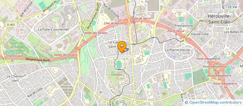 localisation de l'entreprise MADAME CLEMENCE AZAM à CAEN