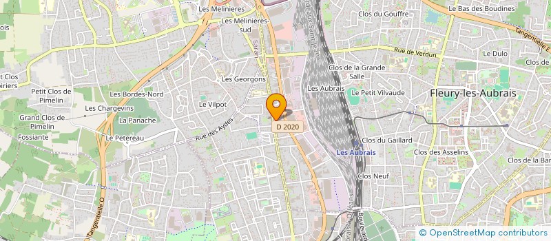 localisation de l'entreprise MADAME CLEMENCE BACHELLERIE  FLEURY-LES-AUBRAIS