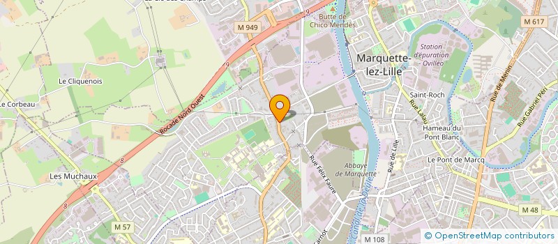 localisation de l'entreprise MADAME CLEMENCE BARON à LA MADELEINE