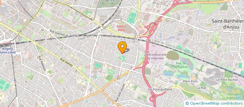 localisation de l'entreprise MADAME CLEMENCE BARRAULT  ANGERS