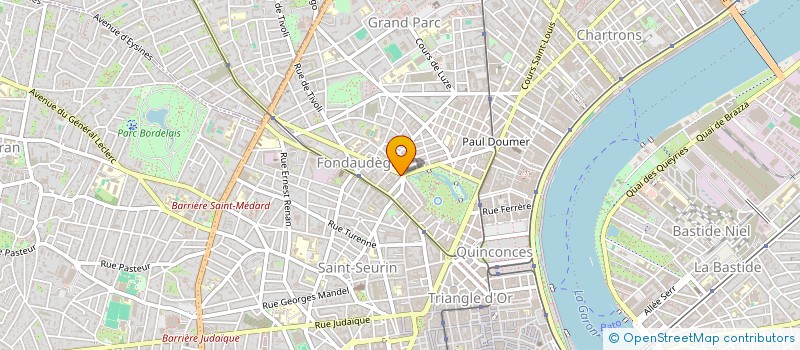 localisation de l'entreprise MADAME CLEMENCE BARTHELEMY DE SAIZIEU  BORDEAUX