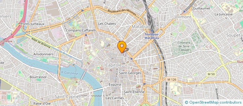 localisation de l'entreprise MADAME CLEMENCE BATTEZ  TOULOUSE