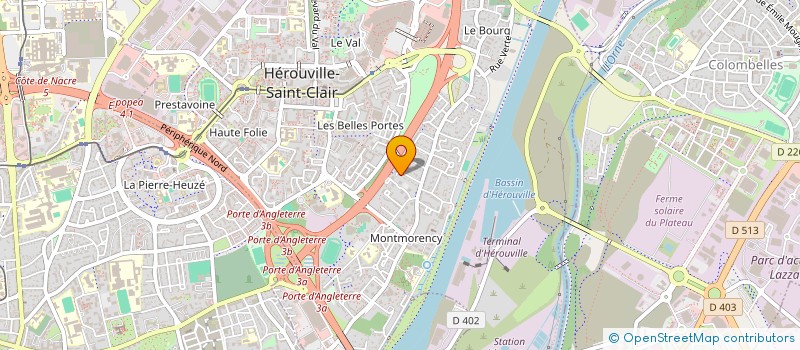 localisation de l'entreprise MADAME CLEMENCE BAUDRY à HEROUVILLE-SAINT-CLAIR