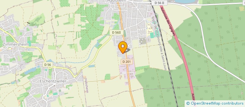 localisation de l'entreprise MADAME CLEMENCE BAUER  HABSHEIM