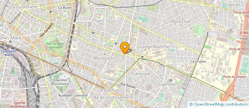 localisation de l'entreprise MADAME CLEMENCE BECAUD à LYON