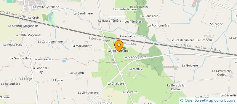 localisation de l'entreprise MADAME CLEMENCE BECCAN  TORCE