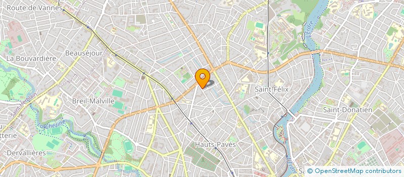 localisation de l'entreprise MADAME CLEMENCE BECHET DE LA PESCHARDIERE  NANTES