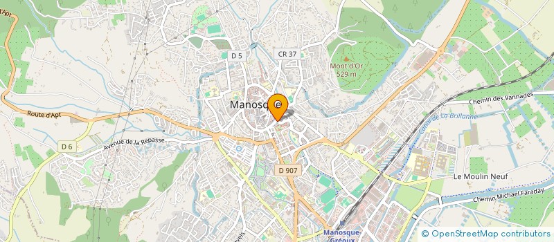 localisation de l'entreprise MADAME CLEMENCE BELAY à MANOSQUE