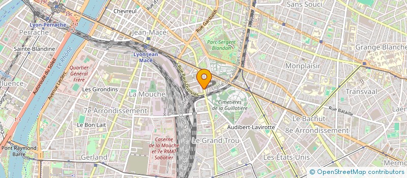 localisation de l'entreprise MADAME CLEMENCE BELOUD  LYON