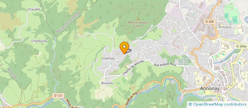 localisation de l'entreprise MADAME CLEMENCE BERNARDON  ANNONAY