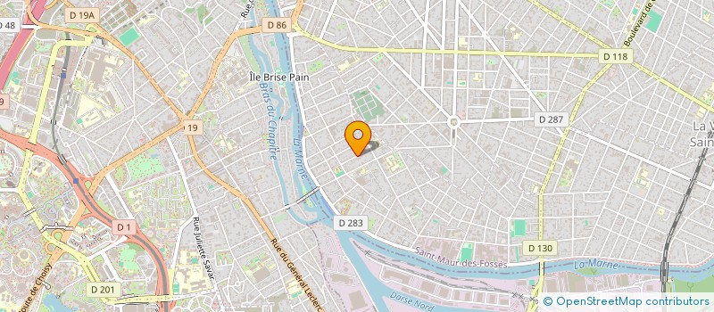 localisation de l'entreprise MADAME CLEMENCE BERTHELOT  SAINT-MAUR-DES-FOSSES