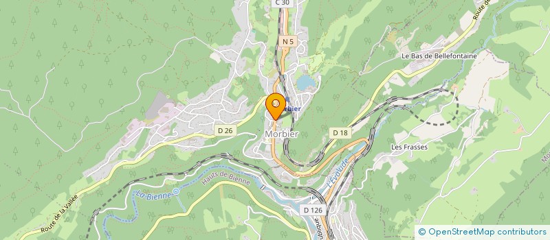 localisation de l'entreprise MADAME CLEMENCE BERTHET  MORBIER