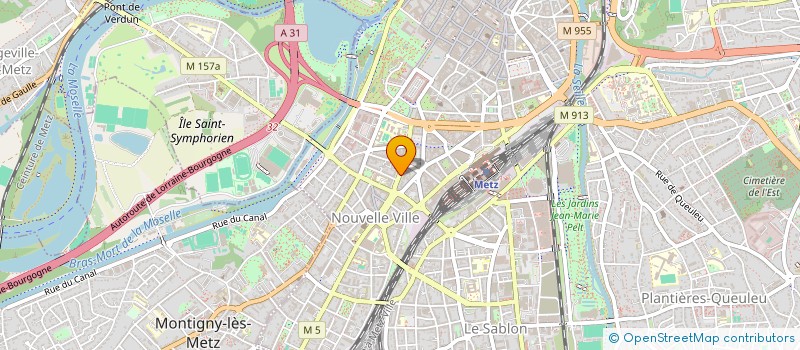 localisation de l'entreprise MADAME CLEMENCE BERTHEZENE  METZ