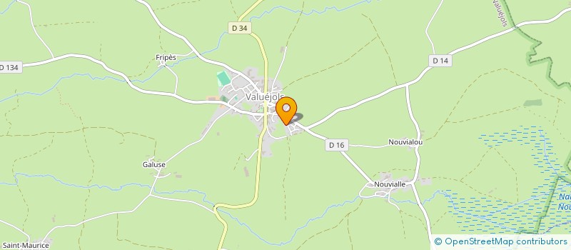localisation de l'entreprise MADAME CLEMENCE BERTHOMIEU à VALUEJOLS