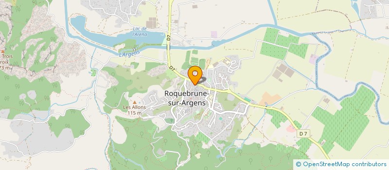 localisation de l'entreprise MADAME CLEMENCE BESSON  ROQUEBRUNE-SUR-ARGENS