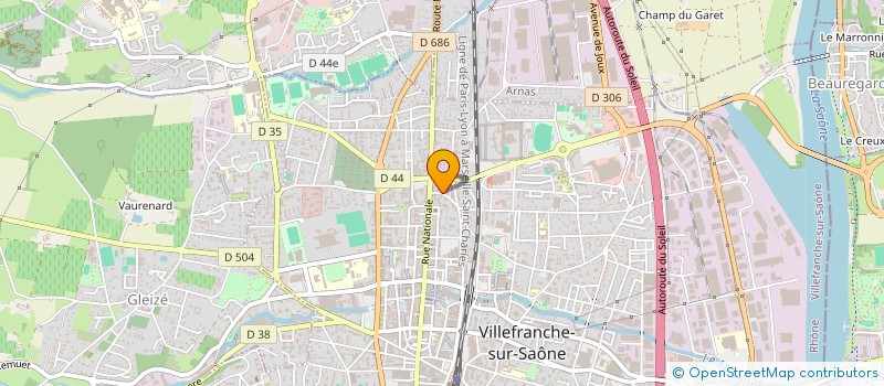 localisation de l'entreprise MADAME CLEMENCE BIANCO  VILLEFRANCHE-SUR-SAONE