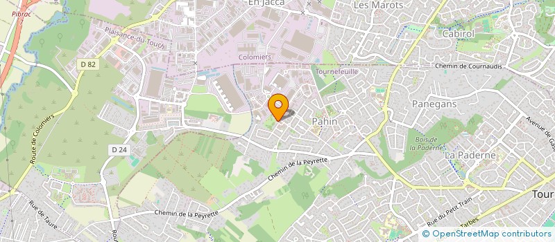 localisation de l'entreprise MADAME CLEMENCE BIBAS  TOURNEFEUILLE