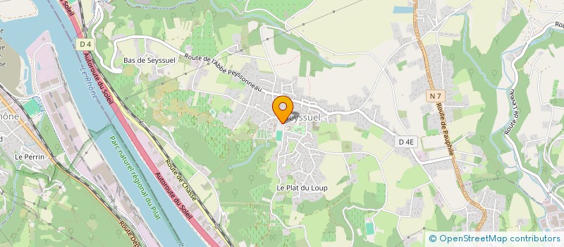 localisation de l'entreprise MADAME CLEMENCE BLINE  SEYSSUEL