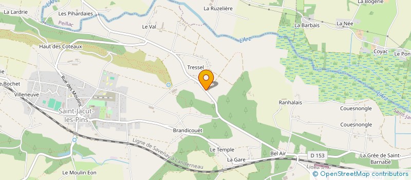 localisation de l'entreprise MADAME CLEMENCE BLUSSON  SAINT-JACUT-LES-PINS