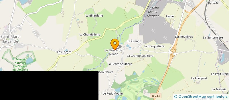 localisation de l'entreprise MADAME CLEMENCE BONAMI  MAZIERES-EN-GATINE