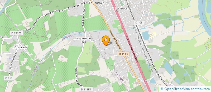 localisation de l'entreprise MADAME CLEMENCE BONNIN  CADAUJAC