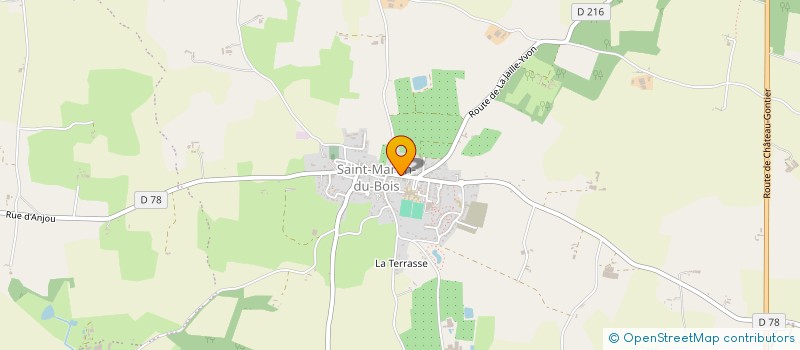 localisation de l'entreprise MADAME CLEMENCE BONSERGENT  SEGRE-EN-ANJOU BLEU