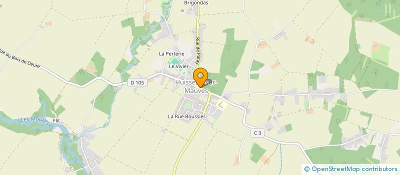 localisation de l'entreprise MADAME CLEMENCE BORDIER à HUISSEAU-SUR-MAUVES