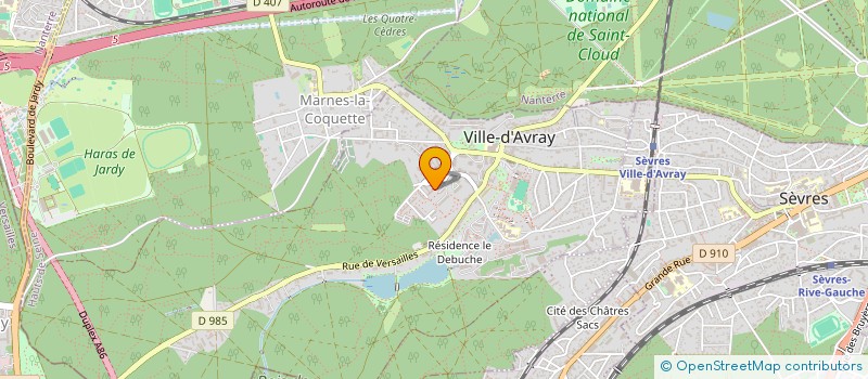 localisation de l'entreprise MADAME CLEMENCE BOROT à VILLE-D'AVRAY