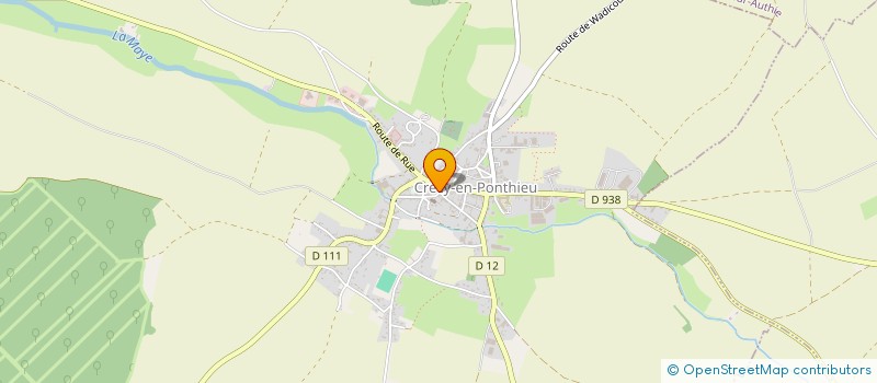 localisation de l'entreprise MADAME CLEMENCE BOTTE  CRECY-EN-PONTHIEU