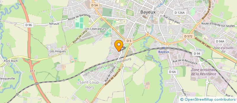 localisation de l'entreprise MADAME CLEMENCE BOUISSET à BAYEUX
