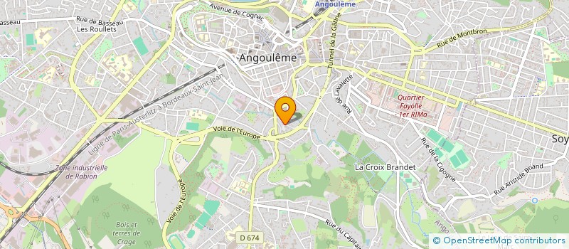 localisation de l'entreprise MADAME CLEMENCE BOULIE à ANGOULEME