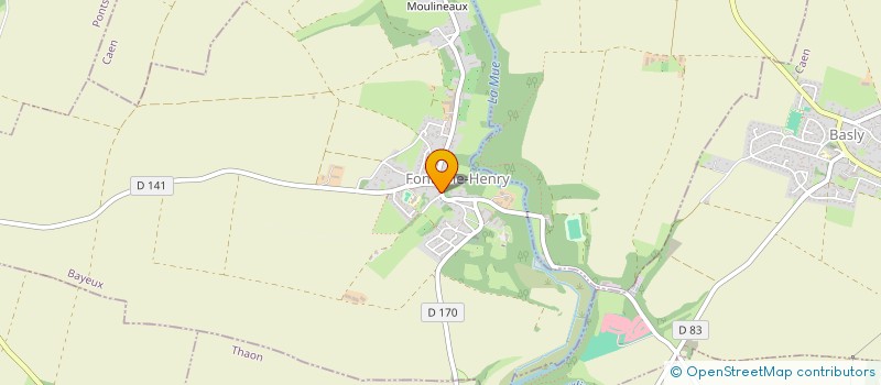 localisation de l'entreprise MADAME CLEMENCE BOURGET  FONTAINE-HENRY