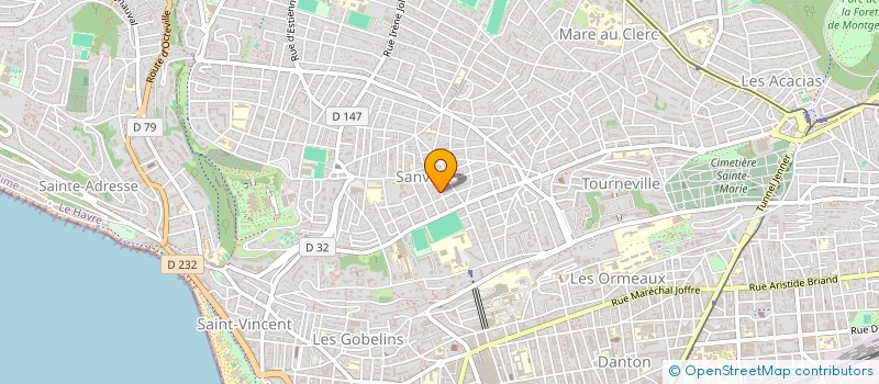 localisation de l'entreprise MADAME CLEMENCE BOURGOING à LE HAVRE